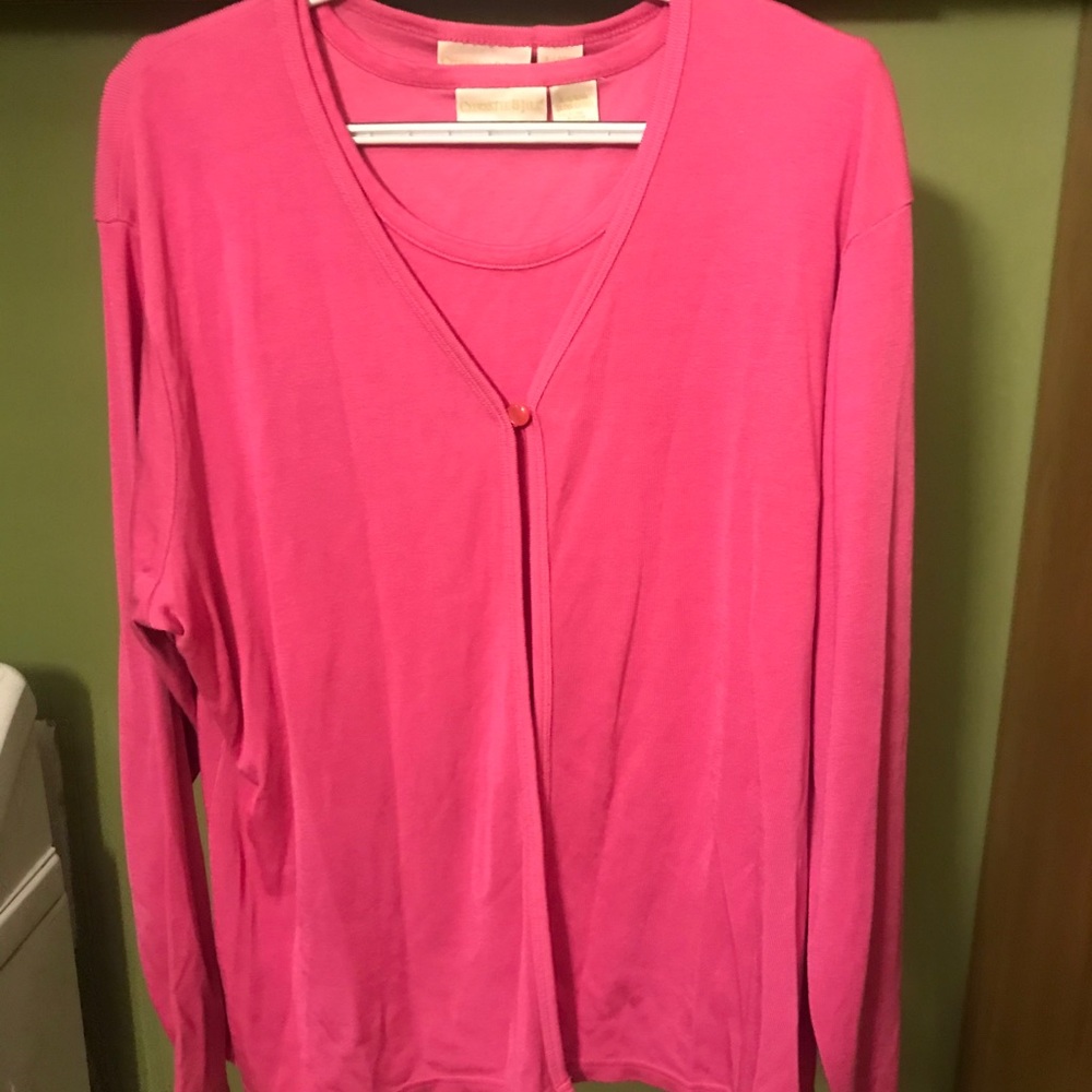 Women’s tank top/cardigan